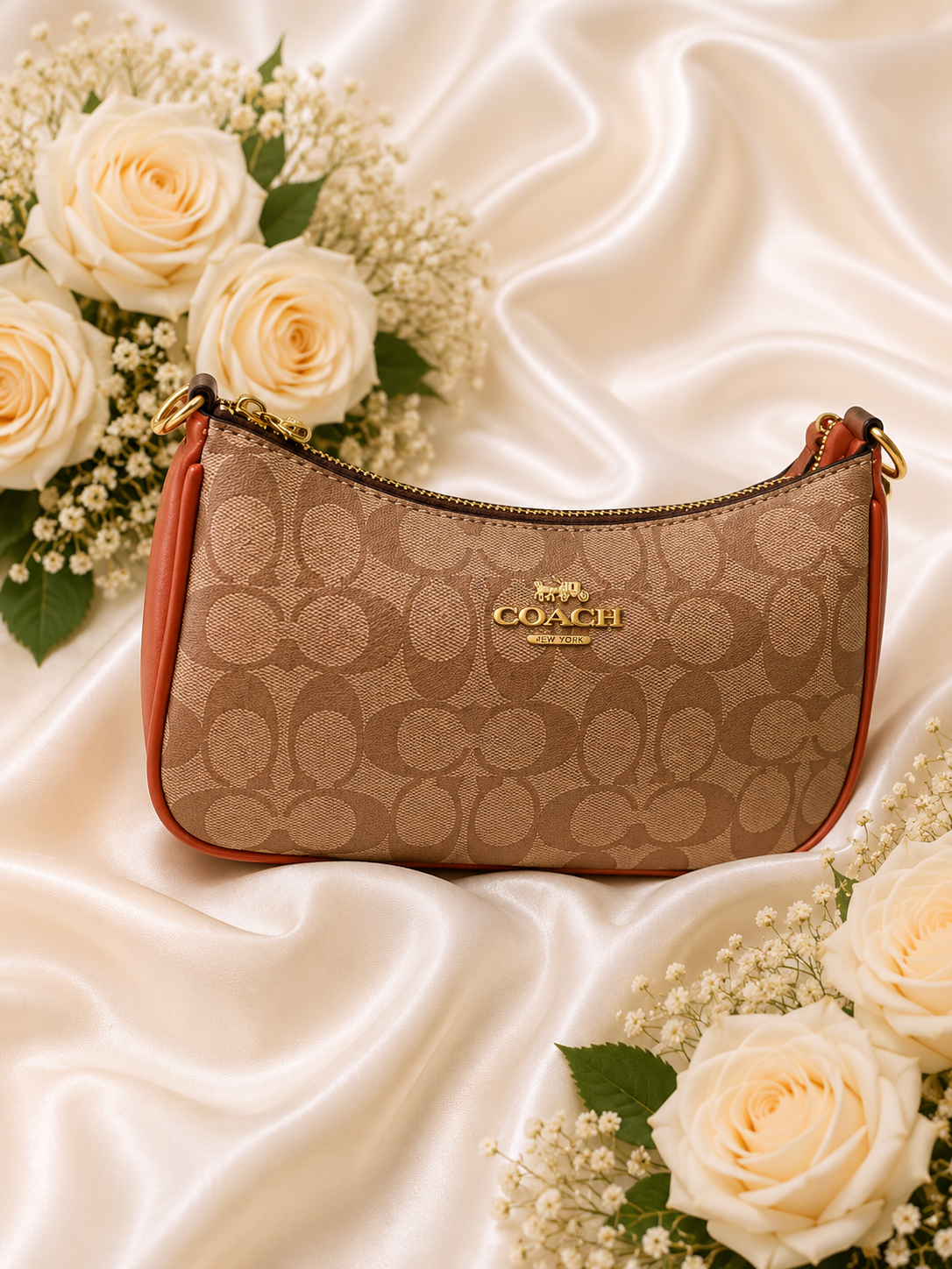 Signature Monogram Shoulder Bag