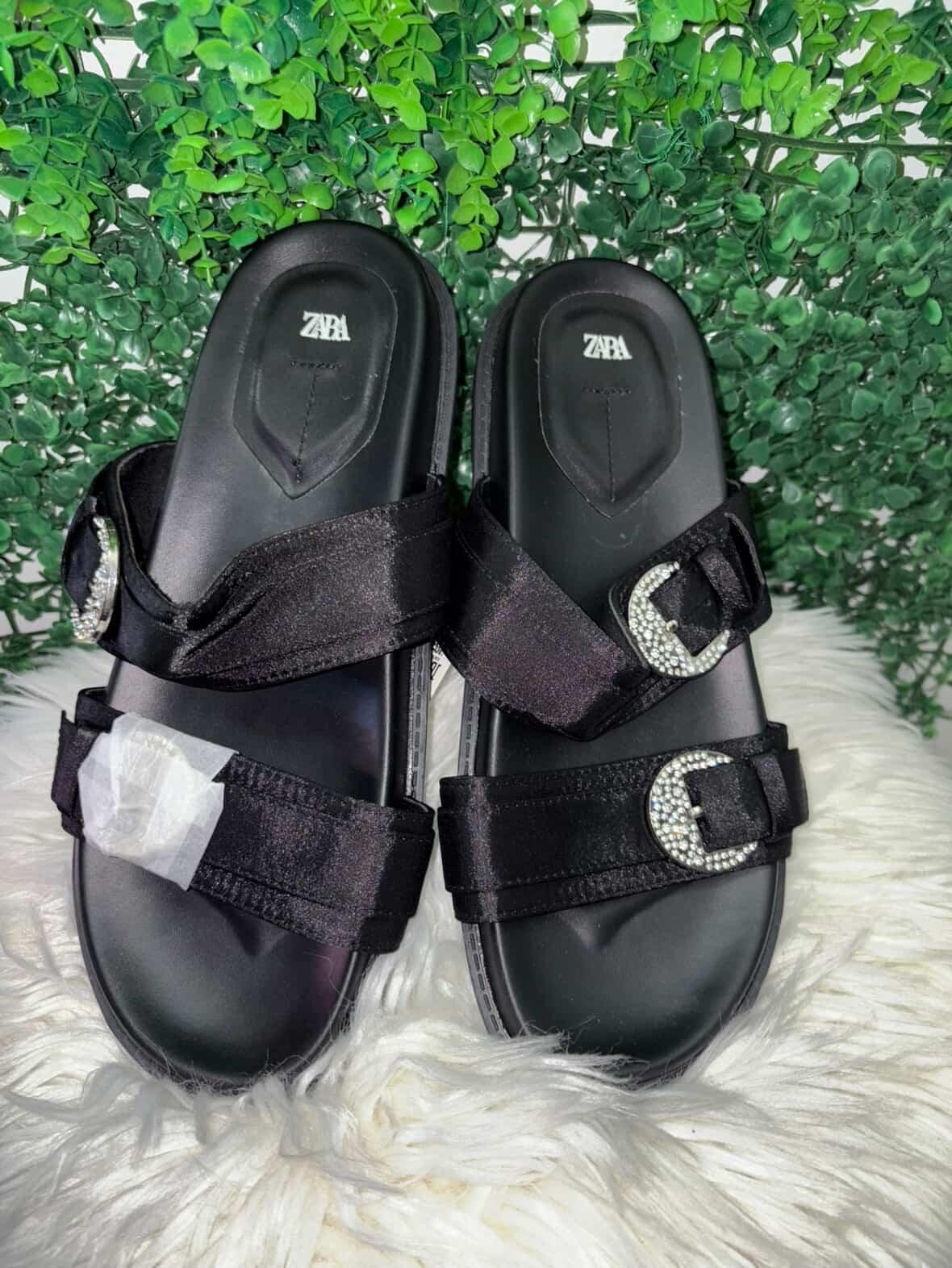 Zara Two Strap Slippers