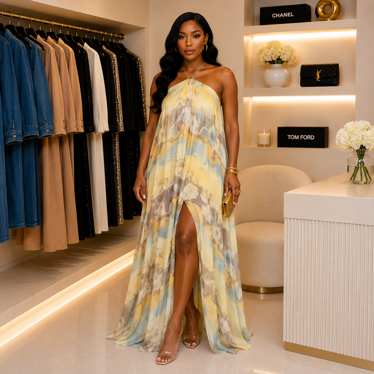 Maxi Split Dress