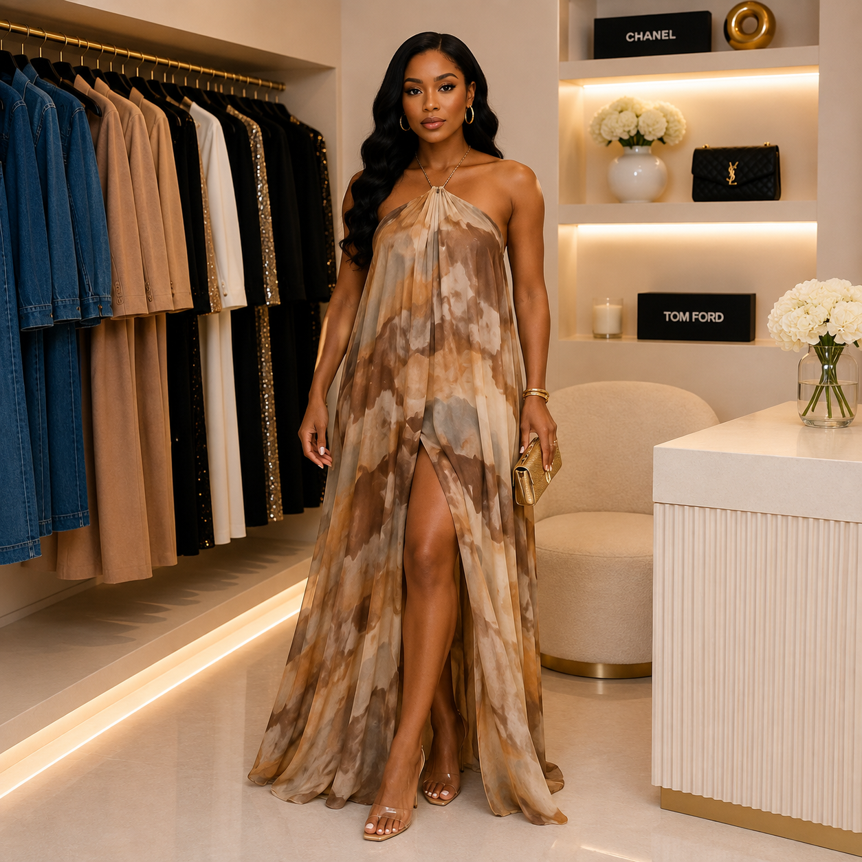 Maxi Split Dress